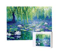 Puzzle Adulte - Puzzle 1000 pièces - Nénuphars - Adultes et Enfants Haut 14 Ans - Puzzles de Qualité Supérieure - Puzzles pour Adultes Jeu éducatif Challenge Toy Cadeaux 1000 pièces k-808