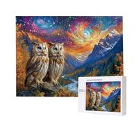 Puzzle Adulte - Puzzle 1000 pièces - Star Owl - Adultes et Enfants dès 14 Ans - Puzzles de qualité supérieure - Puzzles pour Adultes Jeu éducatif Challenge Toy Cadeaux 1000 pièces n-902