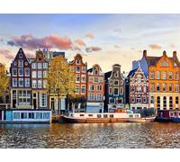 Puzzle Adulte Puzzle 1000 pièces Ville balnéaire Puzzles Adultes à partir de 14 Ans Puzzles de Famille