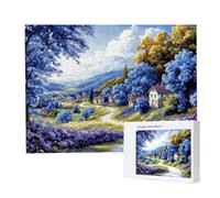 Puzzle Adulte - Puzzle 1000 pièces - Vue du Village - Adultes et Enfants Haut 14 Ans - Puzzles de Qualité Supérieure - Puzzles pour Adultes Jeu éducatif Challenge Toy Cadeaux 1000 pièces k-112