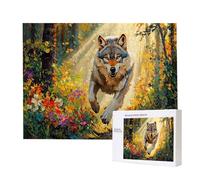 Puzzle Adulte - Puzzle 1500 pièces - Animaux Loups - Adultes et Enfants dès 14 Ans - Puzzles de qualité supérieure - Puzzles pour Adultes Jeu éducatif Challenge Toy Cadeaux 1500 pièces n-163