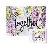 Puzzle Adulte - Puzzle 1500 pièces - Fleurs de Glycine - Adultes et Enfants dès 14 Ans - Puzzles de qualité supérieure - Puzzles pour Adultes Jeu éducatif Challenge Toy Cadeaux 1500 pièces n-1035