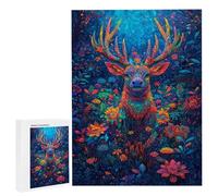 Puzzle Adulte - Puzzle 1500 pièces - Fleurs de Wapiti - Adultes et Enfants dès 14 Ans - Puzzles de qualité supérieure - Puzzles pour Adultes Jeu éducatif Challenge Toy Cadeaux 1500 pièces n-615