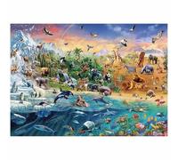 Puzzle Adulte Puzzle 1500 pièces Monde Animal Puzzles Adultes à partir de 14 Ans Puzzles de Famille