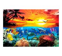 Puzzle Adulte Puzzle 1500 pièces Monde sous-Marin Puzzles Adultes à partir de 14 Ans Puzzles de Famille