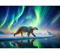 Puzzle Adulte Puzzle 1500 pièces Ours Aurora Puzzles Adultes à partir de 14 Ans Puzzles de Famille