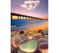 Puzzle Adulte Puzzle 1500 pièces Paysage du Pont de l'amour Puzzles Adultes à partir de 14 Ans Puzzles de Famille