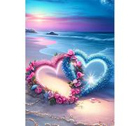 Puzzle Adulte Puzzle 1500 pièces Plage de la Couronne d'amour Puzzles Adultes à partir de 14 Ans Puzzles de Famille