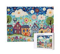 Puzzle Adulte - Puzzle 2000 pièces - Chalet coloré - Adultes et Enfants Haut 14 Ans - Puzzles de Qualité Supérieure - Puzzles pour Adultes Jeu éducatif Challenge Toy Cadeaux 2000 pièces k-78