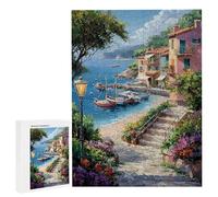 Puzzle Adulte - Puzzle 2000 pièces - Marina pittoresque - Adultes et Enfants dès 14 Ans - Puzzles de qualité supérieure - Puzzles pour Adultes Jeu éducatif Challenge Toy Cadeaux 2000 pièces n-218