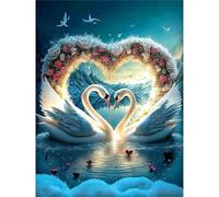 Puzzle Adulte Puzzle 300 pièces Lac des Cygnes Puzzles Adultes à partir de 14 Ans Puzzles de Famille