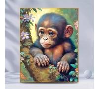 Puzzle Adulte Puzzle 300 pièces Singe Mignon Puzzles Adultes à partir de 14 Ans Puzzles de Famille
