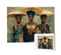 Puzzle Adulte - Puzzle 3000 pièces - Femme Africaine - Adultes et Enfants Haut 14 Ans - Puzzles de Qualité Supérieure - Puzzles pour Adultes Jeu éducatif Challenge Toy Cadeaux 3000 pièces k-189