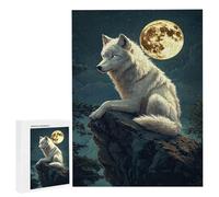 Puzzle Adulte - Puzzle 3000 pièces - Lune du Loup - Adultes et Enfants dès 14 Ans - Puzzles de qualité supérieure - Puzzles pour Adultes Jeu éducatif Challenge Toy Cadeaux 3000 pièces n-533