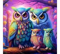 Puzzle Adulte, Puzzle 35 pièces pour Adultes, Jeu éducatif défi Jouet, Détente & Relaxation, Puzzles Impossible pour Jeu Activité Familiale Famille Jungle Owl