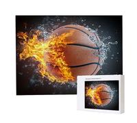 Puzzle Adulte - Puzzle 4000 pièces - Basketball Flame - Adultes et Enfants Haut 14 Ans - Puzzles de Qualité Supérieure - Puzzles pour Adultes Jeu éducatif Challenge Toy Cadeaux 4000 pièces k-408