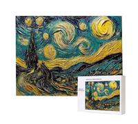 Puzzle Adulte - Puzzle 4000 pièces - Ciel étoilé Abstrait - Adultes et Enfants dès 14 Ans - Puzzles de qualité supérieure - Puzzles pour Adultes Jeu éducatif Challenge Toy Cadeaux 4000 pièces n-102