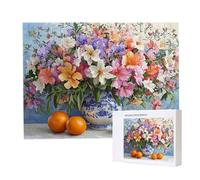 Puzzle Adulte - Puzzle 4000 pièces - Vase à Fleurs - Adultes et Enfants Haut 14 Ans - Puzzles de Qualité Supérieure - Puzzles pour Adultes Jeu éducatif Challenge Toy Cadeaux 4000 pièces k-354