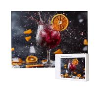 Puzzle Adulte - Puzzle 4000 pièces - Vin Rouge aux Fruits - Adultes et Enfants Haut 14 Ans - Puzzles de Qualité Supérieure - Puzzles pour Adultes Jeu éducatif Challenge Toy Cadeaux 4000 pièces k-800