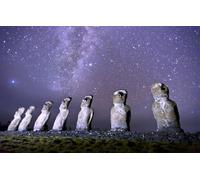 Puzzle Adulte - Puzzle 500 pièces - Adultes et Enfants à partir de 14 Ans - Puzzle de qualité supérieure, Rapa NUI, Paysages 52x38CM