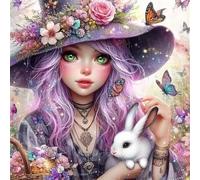 Puzzle Adulte, Puzzle 500 pièces pour Adultes, Jeu éducatif défi Jouet, Détente & Relaxation, Puzzles Impossible pour Jeu Activité Familiale Fille Magique Lapin