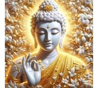Puzzle Adulte, Puzzle 500 pièces pour Adultes, Jeu éducatif défi Jouet, Détente & Relaxation, Puzzles Impossible pour Jeu Activité Familiale Fleur d’Or Foi