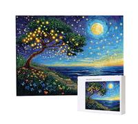 Puzzle Adulte - Puzzle 5000 pièces - Arbre étoilé - Adultes et Enfants Haut 14 Ans - Puzzles de Qualité Supérieure - Puzzles pour Adultes Jeu éducatif Challenge Toy Cadeaux 5000 pièces k-873
