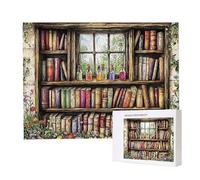 Puzzle Adulte - Puzzle 5000 pièces - étagères de Livres - Adultes et Enfants Haut 14 Ans - Puzzles de Qualité Supérieure - Puzzles pour Adultes Jeu éducatif Challenge Toy Cadeaux 5000 pièces k-793