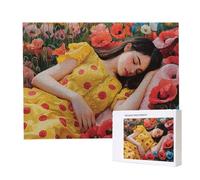 Puzzle Adulte - Puzzle 5000 pièces - Femme Coquelicot - Adultes et Enfants Haut 14 Ans - Puzzles de Qualité Supérieure - Puzzles pour Adultes Jeu éducatif Challenge Toy Cadeaux 5000 pièces k-923