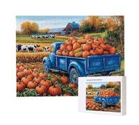 Puzzle Adulte - Puzzle 5000 pièces - Ferme Citrouille - Adultes et Enfants Haut 14 Ans - Puzzles de Qualité Supérieure - Puzzles pour Adultes Jeu éducatif Challenge Toy Cadeaux 5000 pièces k-629