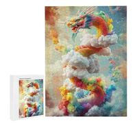 Puzzle Adulte - Puzzle 5000 pièces - Le Dragon coloré - Adultes et Enfants dès 14 Ans - Puzzles de qualité supérieure - Puzzles pour Adultes Jeu éducatif Challenge Toy Cadeaux 5000 pièces n-65