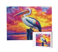 Puzzle Adulte - Puzzle 5000 pièces - Le pélican - Adultes et Enfants Haut 14 Ans - Puzzles de Qualité Supérieure - Puzzles pour Adultes Jeu éducatif Challenge Toy Cadeaux 5000 pièces k-817