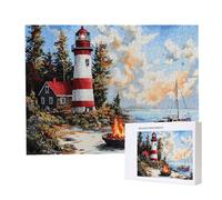 Puzzle Adulte - Puzzle 5000 pièces - Le Phare - Adultes et Enfants Haut 14 Ans - Puzzles de Qualité Supérieure - Puzzles pour Adultes Jeu éducatif Challenge Toy Cadeaux 5000 pièces k-121