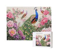 Puzzle Adulte - Puzzle 5000 pièces - Pivoine Fleur Paon - Adultes et Enfants dès 14 Ans - Puzzles de qualité supérieure - Puzzles pour Adultes Jeu éducatif Challenge Toy Cadeaux 5000 pièces n-629