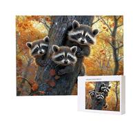 Puzzle Adulte - Puzzle 5000 pièces - Raton Laveur Animal - Adultes et Enfants Haut 14 Ans - Puzzles de Qualité Supérieure - Puzzles pour Adultes Jeu éducatif Challenge Toy Cadeaux 5000 pièces k-149
