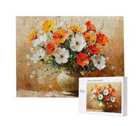Puzzle Adulte - Puzzle 5000 pièces - Vase à Fleurs - Adultes et Enfants dès 14 Ans - Puzzles de qualité supérieure - Puzzles pour Adultes Jeu éducatif Challenge Toy Cadeaux 5000 pièces n-435