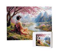 Puzzle Adulte - Puzzle 6000 pièces - Geisha du Paysage - Adultes et Enfants Haut 14 Ans - Puzzles de Qualité Supérieure - Puzzles pour Adultes Jeu éducatif Challenge Toy Cadeaux 6000 pièces k-218