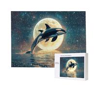 Puzzle Adulte - Puzzle 6000 pièces - Lune Orque - Adultes et Enfants dès 14 Ans - Puzzles de qualité supérieure - Puzzles pour Adultes Jeu éducatif Challenge Toy Cadeaux 6000 pièces n-1002