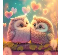 Puzzle Adulte - Puzzles 100 pièces - Hiboux Mignons - DIY Puzzles,Décoration Familiale,Cadeaux de Vacances Puzzle Jouet
