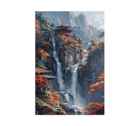 Puzzle Adulte - Puzzles 120 pièces - Paysage de la Cascade du Palais - DIY Puzzles,Décoration Familiale,Cadeaux de Vacances Puzzle Jouet