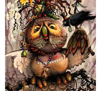 Puzzle Adulte - Puzzles 150 pièces - Hiboux drôles d'oiseaux - DIY Puzzles,Décoration Familiale,Cadeaux de Vacances Puzzle Jouet