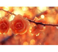 Puzzle Adulte - Puzzles 200 pièces - Belles Fleurs - DIY Puzzles en Bois,Décoration Familiale,Cadeaux de Vacances Puzzle Jouet