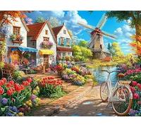 Puzzle Adulte - Puzzles 30 pièces - Paysages de Routes de Campagne - DIY Puzzles,Décoration Familiale,Cadeaux de Vacances Puzzle Jouet