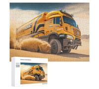 Puzzle Adulte Racing Truck in Desert Dust Storm, Format 500 PCS