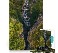 Puzzle Adulte Refuge de Montagne 1000 pièces, Jeu d'exercice Mental, Anti-Tension, Design à Assembler, Joli Cadeau (38x52cm)