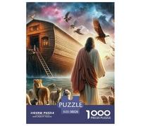 Puzzle Adulte SauveurPuzzle 1000 Pièces Jeu Éducatif Qualité Supérieure 1000 Pièces ArchePuzzles Cadeaux pour Femmes pour Adultes Enfants 38x26cm/1000pcs