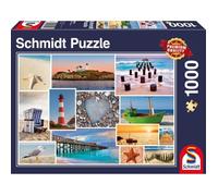 Schmidt-Spiele Puzzle A la mer – 1000 pièces, paysage et nature