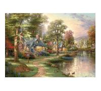 Puzzle Adulte SCHMIDT SPIELE Thomas Kinkade La Maison Sur Le Lac - 1500 Pièces