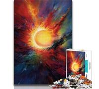 Puzzle Adulte Soleil et Orages 1000 pièces Jouets éducatifs Jeux de Famille Cadeau d'anniversaire 38x26cm