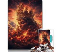 Puzzle Adulte Squelette Reine 1000 pièces pour Adolescents Anti-Stress défi Difficile renforce l'amour Entre Couples (26x38cm)